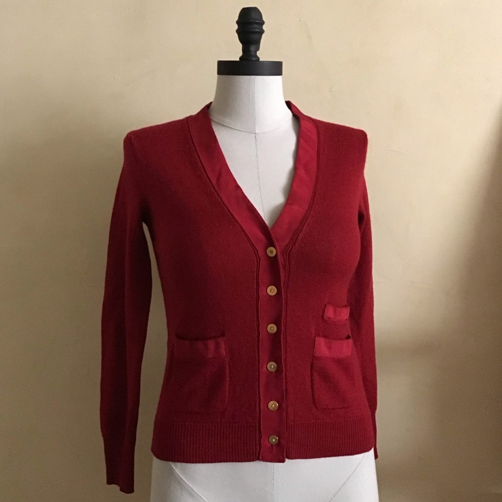 J. Crew Classic Merino Wool Cardigan - Picture 2 of 7